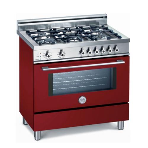 Bertazzoni X365PIRVI Professional Series 36 Inch Pro-Style Dual-Fuel Range with 5 Sealed Burners