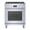 Bosch HDS8055U/02 800 Series Dual Fuel Freestanding Range 30'' Stainless Steel
