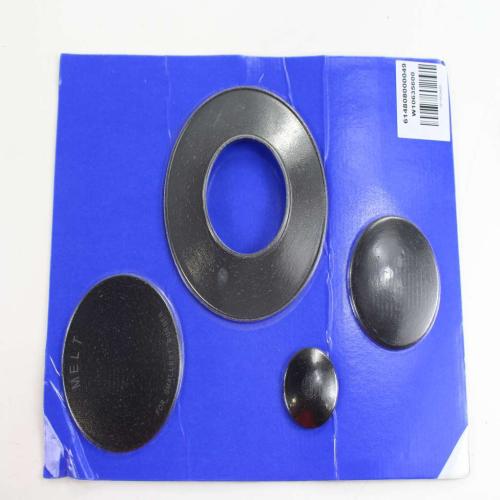 Whirlpool Burner Cap Kit (Black) W10811958