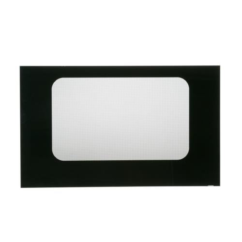 GE Part# WB57T10091 Oven Door Glass (OEM) Outer/Black
