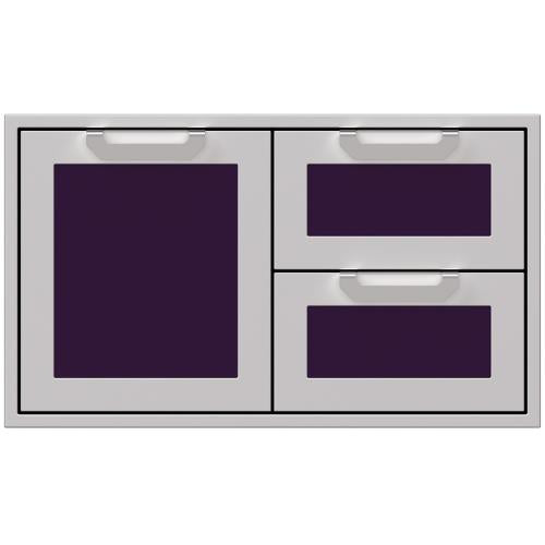 Hestan AGSDR42PP Double Drawer And Storage Door Combination, Marquise, 42-Inc