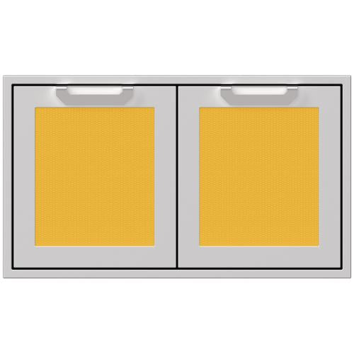 Hestan AGSD36YW Double Storage Doors, Marquise, 36-Inch , Yellow