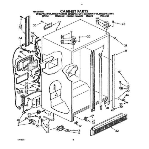 Whirlpool ED22DWXTW04 Refrigerator