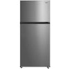 Midea MRT18S3AST 18 Cu. Ft. Top Mount Refrigerator - Stainless Steel