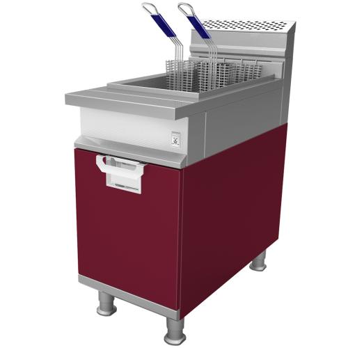 Hestan HFRR242LPH2BG Fryer, Rh, Top Assembly, 24-Inch -2 Lp-H2, Burgundy