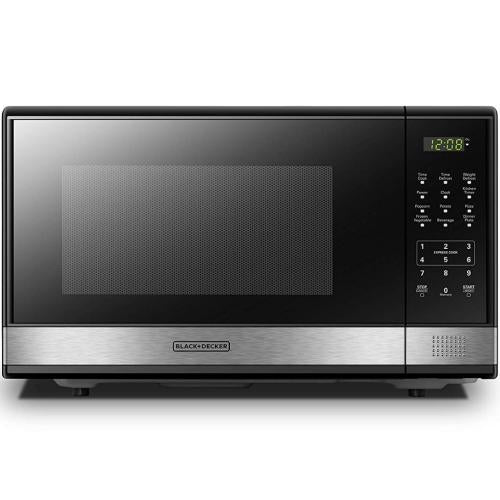 Midea EM031MB11 Black & Decker 1.1 Cu. Ft. Digital Microwave Oven with Turntable