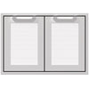 Hestan AGAD30WH Double Access Doors, Marquise, 30-Inch - White Parts