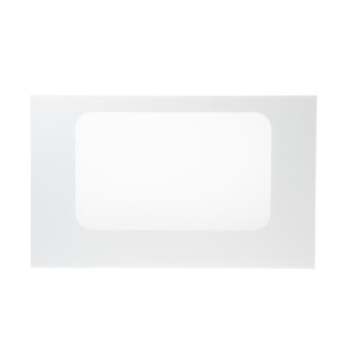 GE Part# WB57T10092 Outer Door Glass (OEM) White