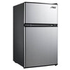 Midea ATMP032AES 3.2 Cu. Ft. Compact Refrigerator - Double Door Stainless Look