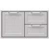 Hestan AGSDR36FAB Double Drawer And Storage Door Combination, Marquise, 36-Inc Parts