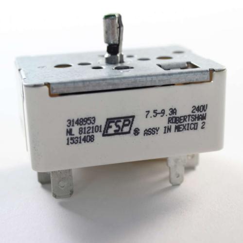 Whirlpool 8in Burner Infinite Switch wp3148953
