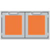 Hestan AGLP36OR Double Sealed Pantry Storage Doors, Marquise, 36-Inch - Oran Parts