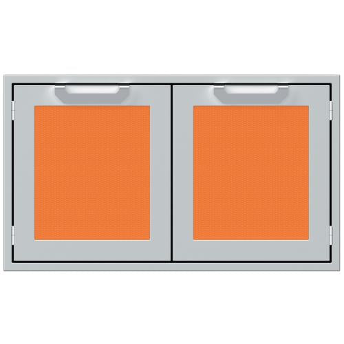 Hestan AGLP36OR Double Sealed Pantry Storage Doors, Marquise, 36-Inch - Oran