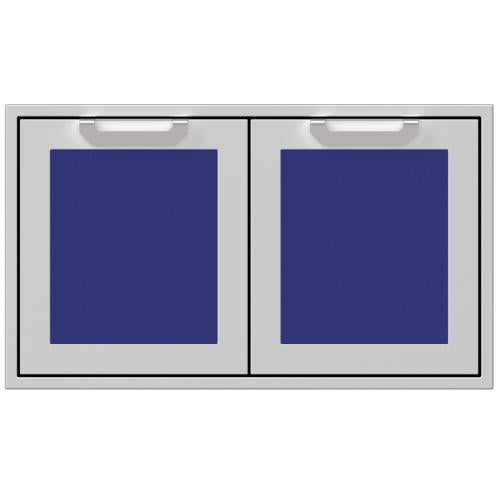 Hestan AGSD42BU Double Storage Doors, Marquise, 42-Inch , Blue