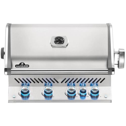 Napoleon BIPRO500RBNSS3 Built-In Prestige Pro 500 Natural Gas Grill Head With Infrar
