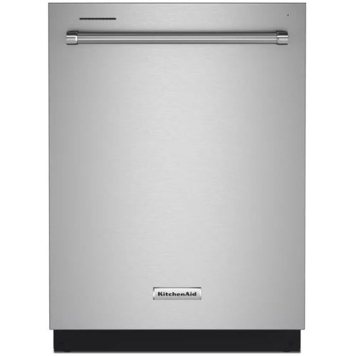 Kitchen Aid KDTE204KPS2 24 In. Printshield Stainless Steel Top Control Built-In Dish