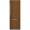 Bosch B30IB905SP/01 Benchmark® Built-In Bottom Freezer Refrigerator 30'' Flat Hinge