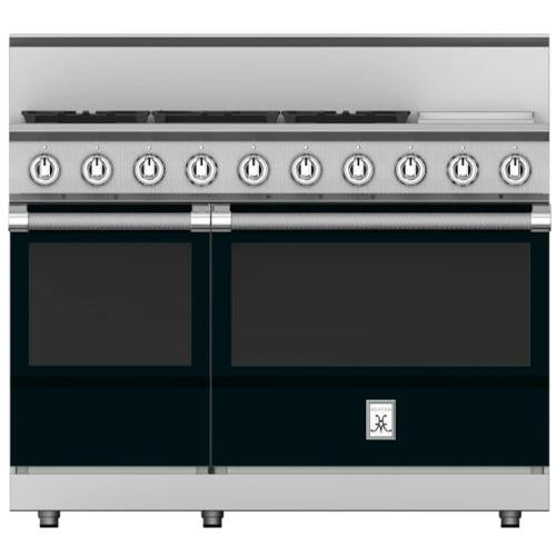 Hestan KRG485GDNGBK Range, 5 Burner With Griddle, All Gas, 48-Inch - Ng - Black