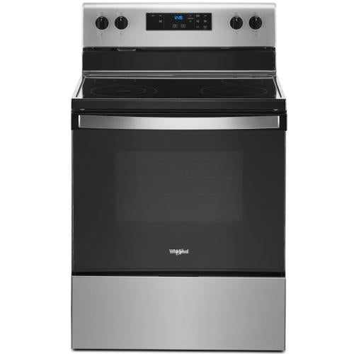 Whirlpool WFE320M0JS3 30-In. 5.3 Cu. Ft. Glass Top 4-Burner Electric Range