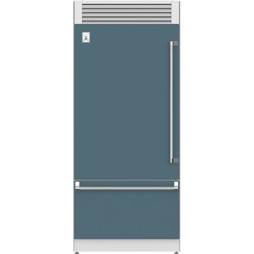 Hestan KRPL36GG Refrigerator, Bottom Mount, Top Compressor, Pro, Left Hinged