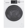 GE GFQ14ESSN0WW 2.4 Cu. Ft. Steam Front-Load Electric Washer and Dryer Combo with Sanitize Cycle in White