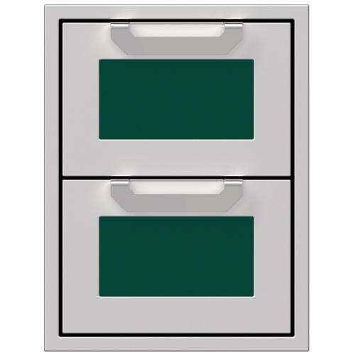 Hestan AGDR16GR Assembly, Double Drawers, Marquise, 16-Inch -Green