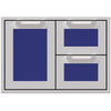 Hestan AGSDR30BU Double Drawer And Storage Door Combination, Marquise, 30-Inc Parts