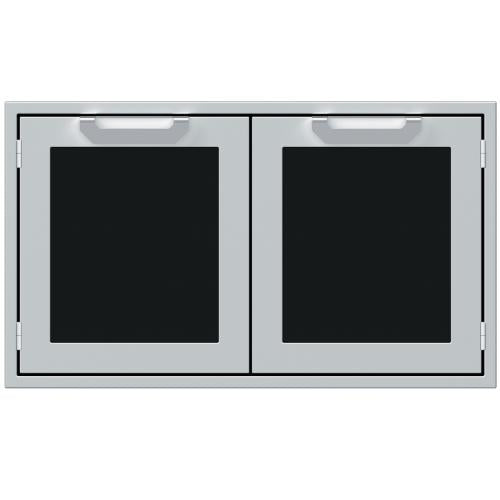 Hestan AGLP36BK Double Sealed Pantry Storage Doors, Marquise, 36-Inch - Blac