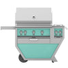 Hestan GSBR30CX2LPTQ Grill, (2) Sear, Rotisserie, Deluxe Cart W/ Side Burner, 30- Parts