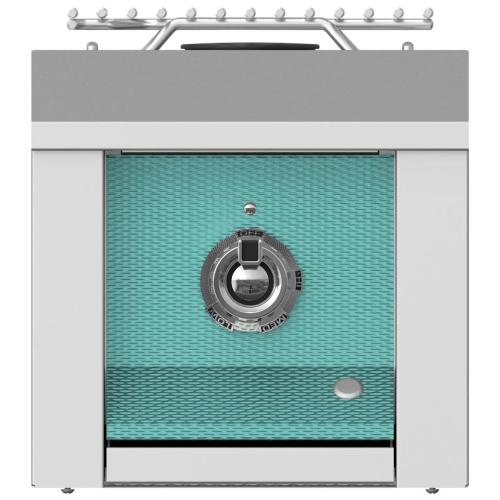 Hestan AEB121NGTQ Single Aspire Side Burner, Built-In, 12-Inch - Ng - Turquois