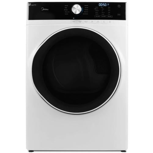 Midea MLE52N4AWW 8.0 Cu. Ft. Smart Front Load Electric Dryer