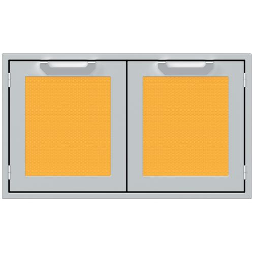 Hestan AGLP36YW Double Sealed Pantry Storage Doors, Marquise, 36-Inch - Yell