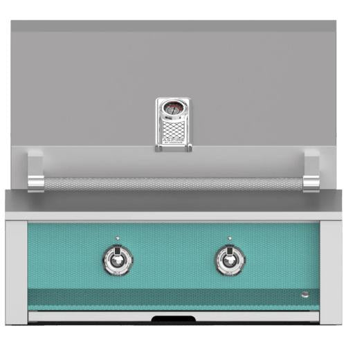 Hestan EAB30NGTQ Grill, Aspire, Built-In, (2) U-Burner, 30-Inch - Ng - Turquo