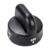 Whirlpool Part# WPW10078400 Burner Knob (OEM) Front,Right