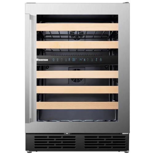 Hisense HWD46029SS 46-Bottle Stainless Steel Wine Cooler