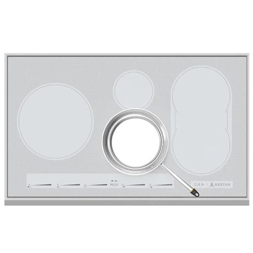 Hestan KICS36MS Cooktop, Smart Induction, 36-Inch - Metallic Silver