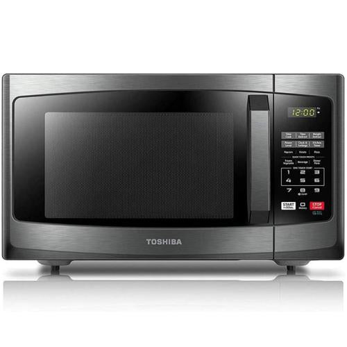 Midea EM925A5ABS Toshiba 0.9 Cu. Ft. Compact Smart Microwave, Black