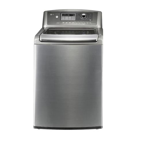 LG WT5101HV 27 Inch Top Load Washer with 4.5 cu. ft. Ultra Capacity, 14 Washing Cycles, WaveForce Technology, ColdWash Option, SmartRinse Jet Spray System and SlamProof Lid: Graphite Steel