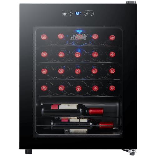 Midea AWCA016ADB Arctic King 16-Bottle Wine Cooler Bar Fridge
