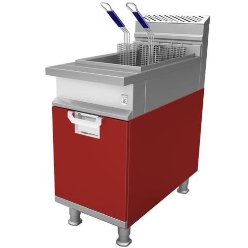 Hestan HFRR242LPRD Fryer, Rh, Top Assembly, 24-Inch -2 -Lp, Red