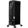 Midea HO0270B Digital Oil-Filled Radiant Floor Heater, Black