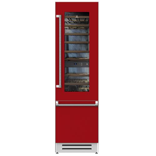 Hestan KRWR24RD Refrigerator With Wine, Right Hinged, 24-Inch - Red