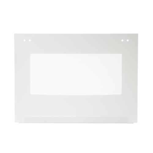 GE Part# WB57T10381 Door Glass And Trim (OEM) White