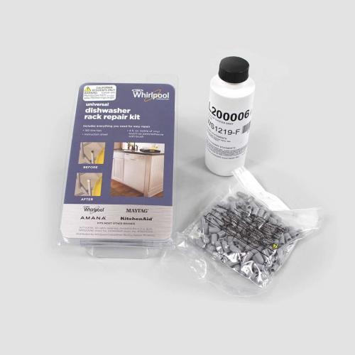 Whirlpool Part# 4396840RC Rack Repair Kit (OEM) Grey