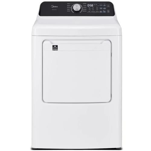Midea MLTE45N4BWW 7.0 Cu. Ft. Smart Electric Tumble Dryer with Voice Control