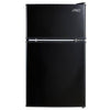 Midea ATMP032AEB 3.2 Cu. Ft. Compact Refrigerator - Double Door Black