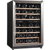 Midea PWC456MS 45-Bottle Freestanding Wine Cooler - Stainless Look
