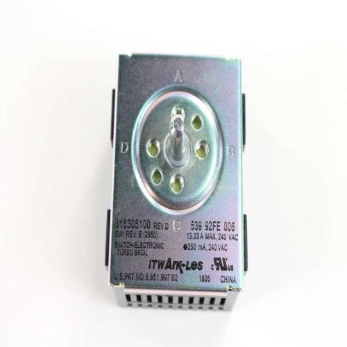 Electrolux Range Surface Element Control Switch - 316305100