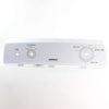 GE Part# WE19M1670 Backsplash Control Panel Assembly (OEM) White