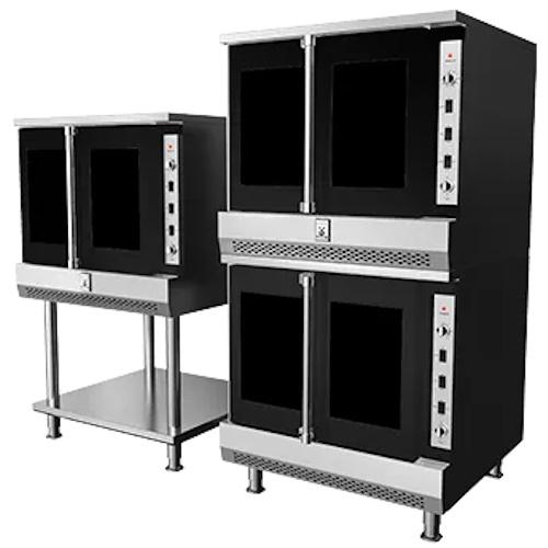 Hestan HUCODLPBK Upright Convection Oven, Double Door Window, -Lp, Black